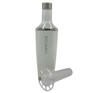 Sovaro White Luxury Insulated Beverage Bottle w/ removable Infuser 25 oz